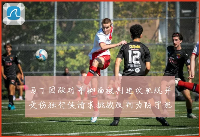 马丁因踩对手脚面被判进攻犯规并受伤独行侠请求挑战改判为防守犯规